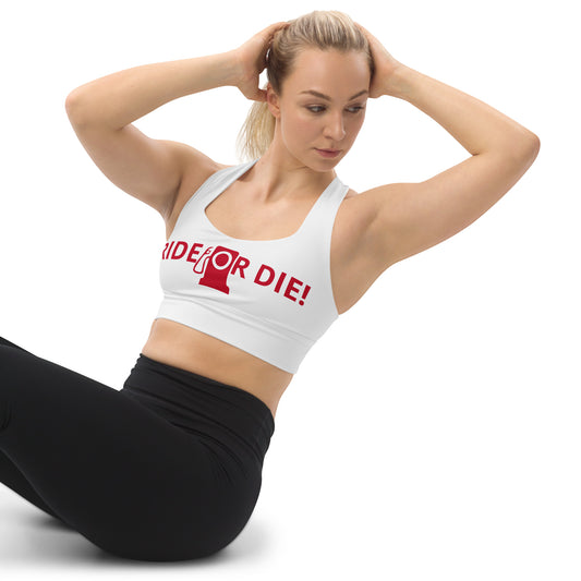 Ride or Die Longline sports bra